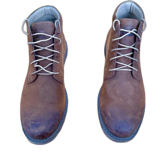 Sorel Men's Madison Waterproof Leather Chukka Boots Size 12 Brown - Picture 2 of 11